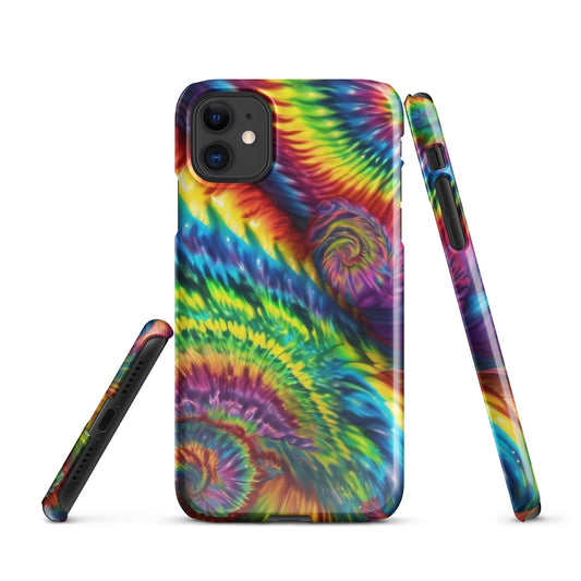 Snap case for iPhone® Abstract painting print, Tie-dye print