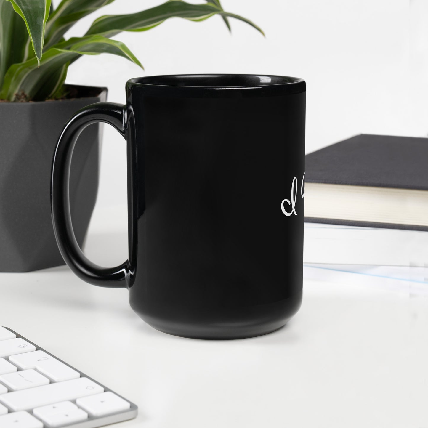 "I Matter" Black Glossy Mug
