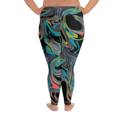 Plus Size Leggings Multicolor 2XL-6XL